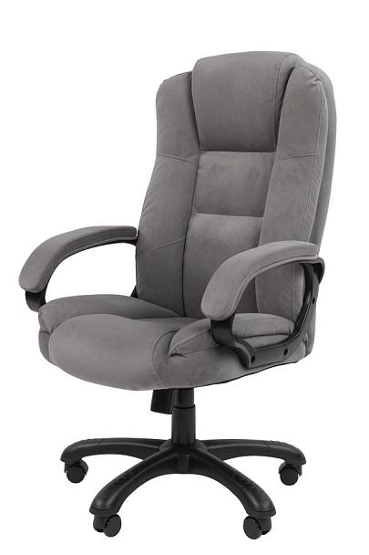 Кресло Chairman Home 600 Россия ткань Т-55 серый - Вид 4