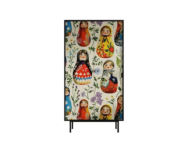 Шкаф двухдверный Emerson Матрешки арт EM091/Art04 - Вид 1