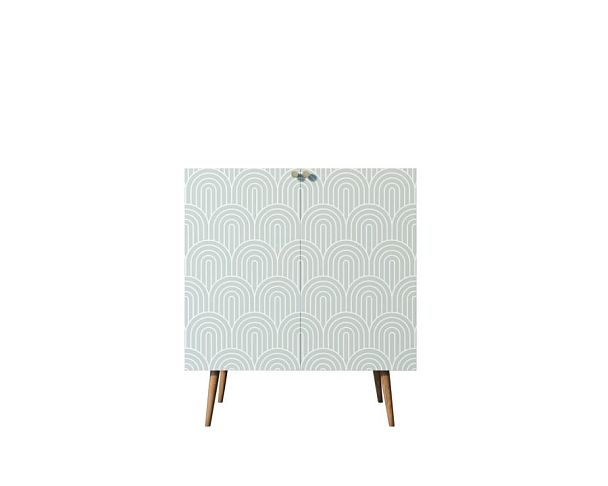 Комод Berber две дверки малый 34 принт арт BB38/Print_34 - Вид 1