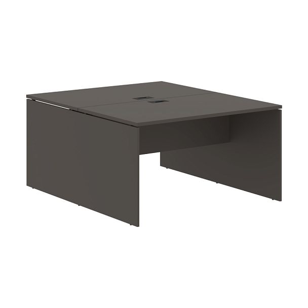 Стол двойной ED2ST 1380 Мокко/Черный 1360х1606х750 EDIS - Вид 1