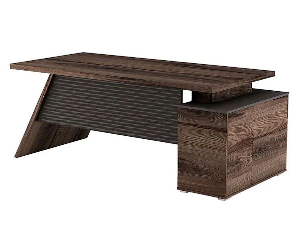 IRVIN IRV30310104 Стол письменный левый Irvin кабинет руководителя  дезира тёмная - Вид 1