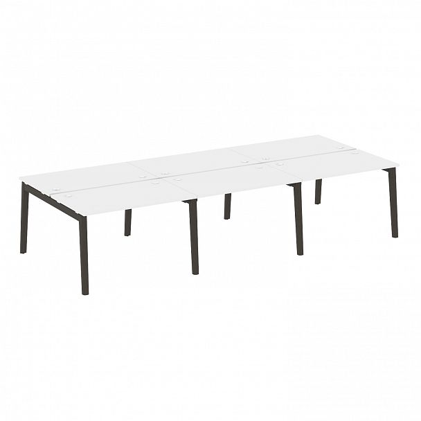 Рабочая станция "Onix wood" OW.D.RS-6.2.7 белый/дуб темный - Вид 1