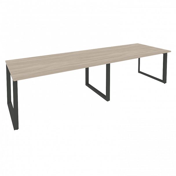 Стол переговорный "Onix" O.MO-PRG-2.4 дуб аттик/антрацит - Вид 1