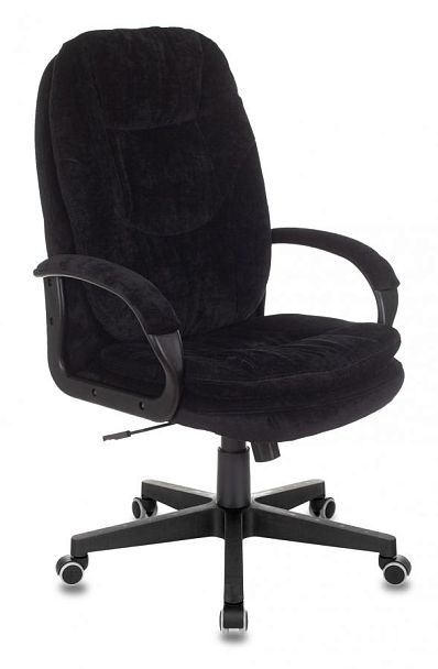 Кресло руководителя Бюрократ CH-868N Fabric черный Light-20 крестов. пластик - Вид 1