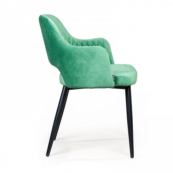Стул с подлокотниками William,бархат нефритовый - Вид 5