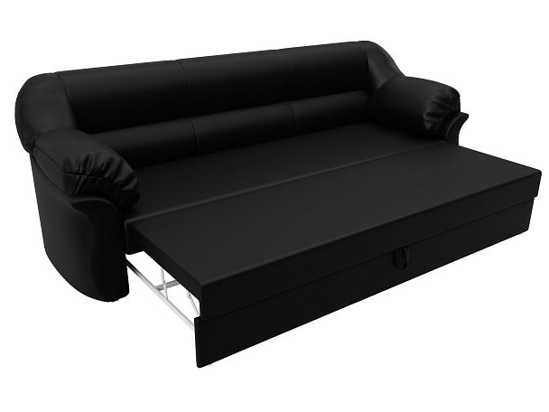 Диван прямой Карнелла Экокожа черный - Вид 7