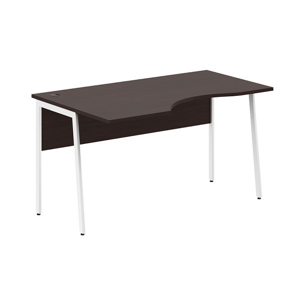 Стол прямой СА-2P(L) Венге Магия/Белый 1400х900х755 IMAGO PLUS - Вид 1