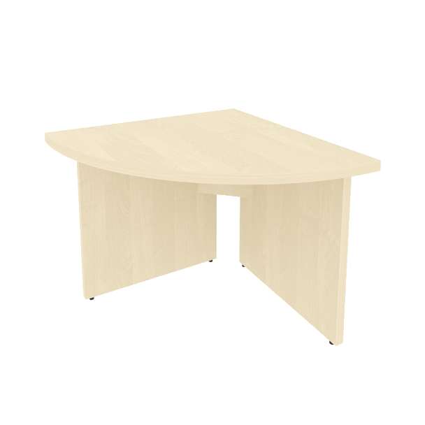 First Угловой модуль переговорного стола правый KPR-4 (R) Клён 900*900*765 - Вид 1