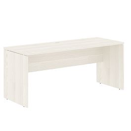 Стол прямой EDST 1767 Ясень Траун/Белый 1760х670х750 EDIS - Фото предпросмотра