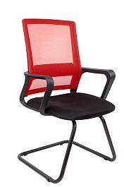 Офисное кресло Chairman 606V Россия TW-69 красный - Фото предпросмотра