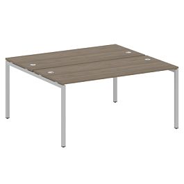 Metal System Quattro Р. ст. на П-образном м/к 40БП.РАС-СП-2.4 Вяз/Серый металл 1600*1475*750 - Фото предпросмотра