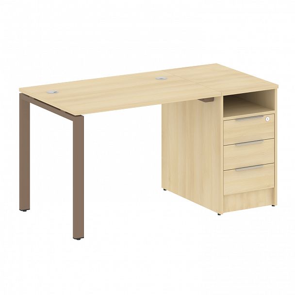 Рабочая станция "Metal System" БП.РС-СТП -1.1 акация/мокко - Вид 1