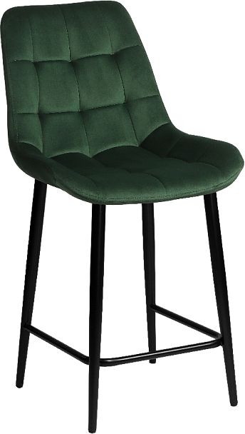 Комплект полубарных поворотных стульев Эйден, Confetti deep forest/черный, 3 шт. - Вид 4