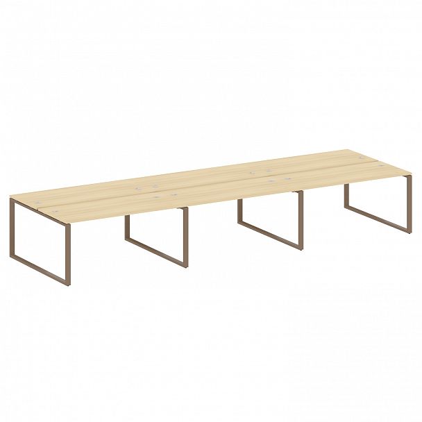 Рабочая станция "Metal System" БО.СМ-6.4 акация/мокко - Вид 1