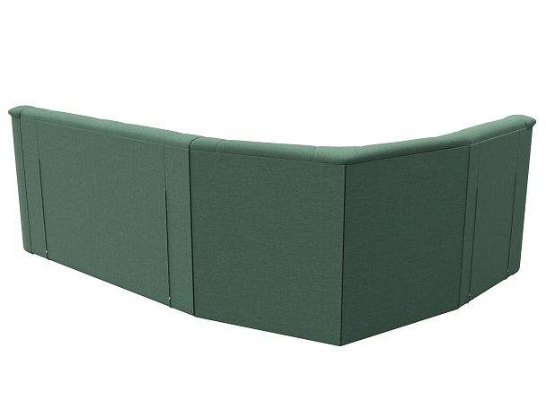 Диван угловой Карелия левый угол Рогожка зеленый - Вид 6