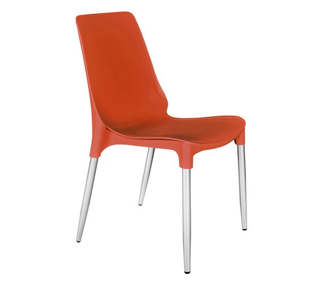 Стул Sheffilton SHT-S75-1 красный/хром лак - Вид 1