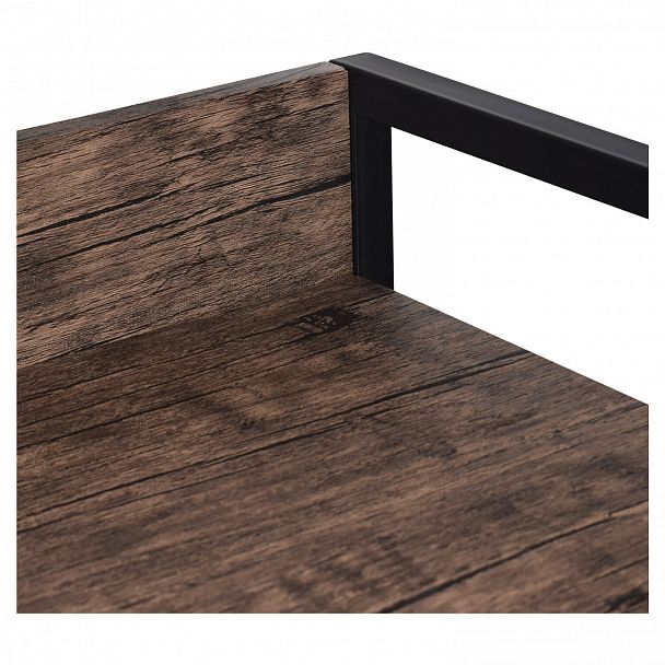 Стол на металлокаркасе BRABIX "LOFT CD-003", 640х420х840 мм, цвет морёный дуб, 641215 - Вид 8