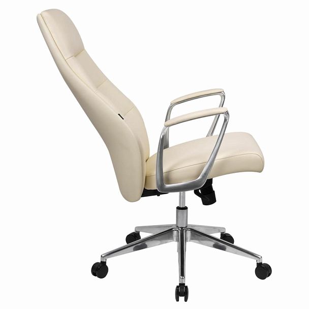 Кресло BRABIX PREMIUM Adept EX-752, синхромеханизм, алюминий, экокожа, бежевое, 532931 - Вид 7