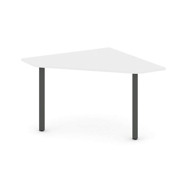 Стайл Проджект Угловой элемент перег. стола SN-5.UPRG-031 Белый/Металл Антрацит 1180*1180*750 - Вид 1