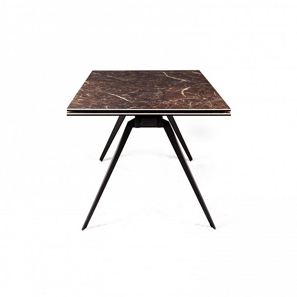 Стол раскладной Grant (160+80), мрамор испанская керамика черный - Вид 3