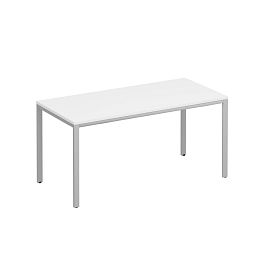 Стол письменный на металлокаркасе МП2 Комфорт МП2 К.С2 183 БП белый премиум / серый - Фото предпросмотра