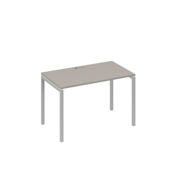 Стол письменный на металлокаркасе DUE A4 А4 Б2 013 БП мокко премиум / металлокаркас серый - Вид 1