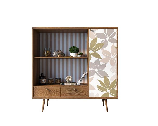 Стеллаж с нишей Berber принт 27 арт BB28/Print_27 - Вид 1