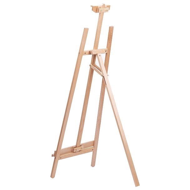Мольберт напольный из бука, 158х50х87 см, высота холста до 121 см, лакированный, BRAUBERG ART CLASSIC, 192259 - Вид 6