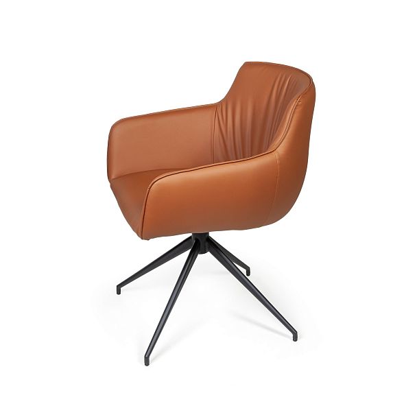 Полукресло Sofia, экокожа soft-touch, терракот - Вид 7