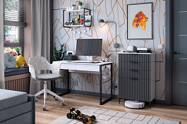 Комплект детской мебели "Зефир К10" (1712х580х1750) ДК10Зефир.3408 - Фото предпросмотра