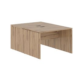 Стол двойной ED2ST 1180 Дуб Денвер светлый/Мокко 1160х1606х750 EDIS - Фото предпросмотра