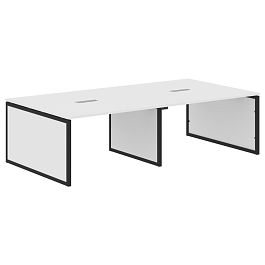 Конференц стол XQPSCT 2714 Белый/Антрацит 2720х1406х750 XTEN-QP - Фото предпросмотра