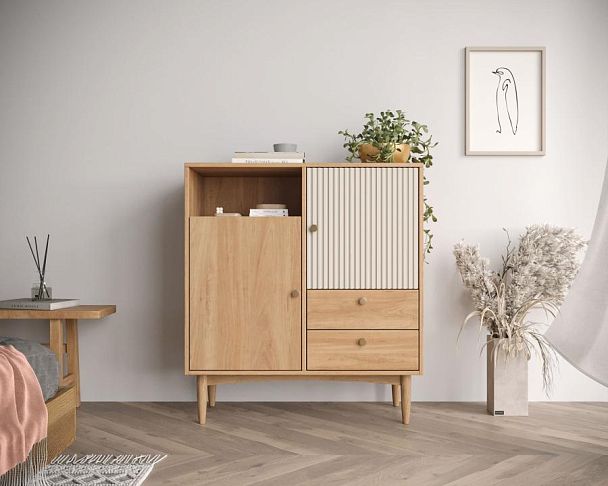 Комод Bubble Solid с двумя дверками и двумя ящиками арт BBL06S - Вид 2