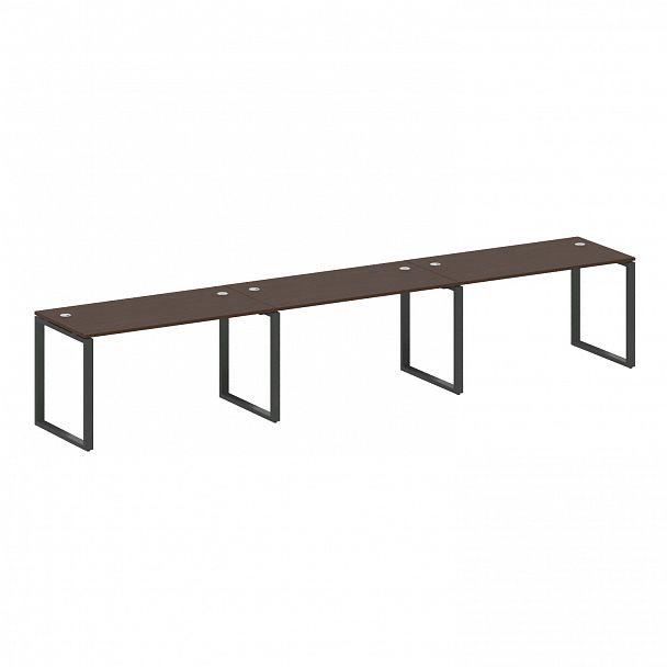 Рабочая станция "Metal System" БО.СМ-3.3 венге/антрацит - Вид 1