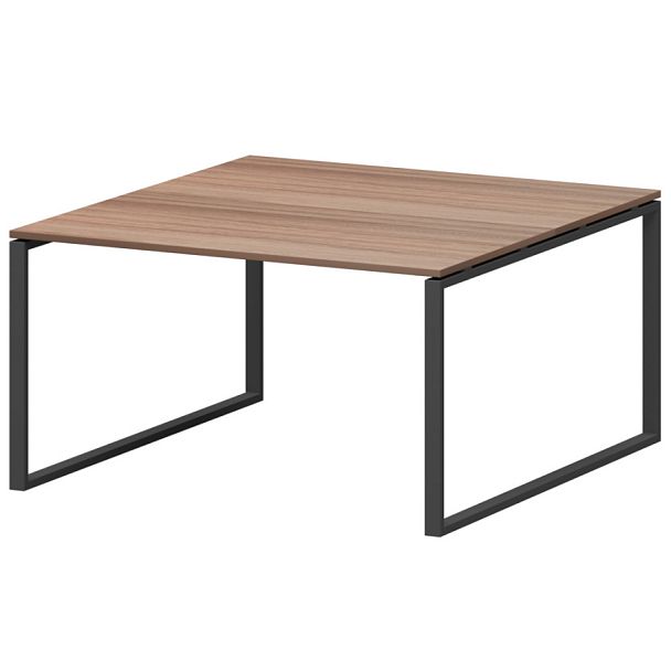 Стол переговорный на металлокаркасе АМП.О-004.123 Темный шимо/Антрацит 1600x1236x760 Арго-М - Вид 1