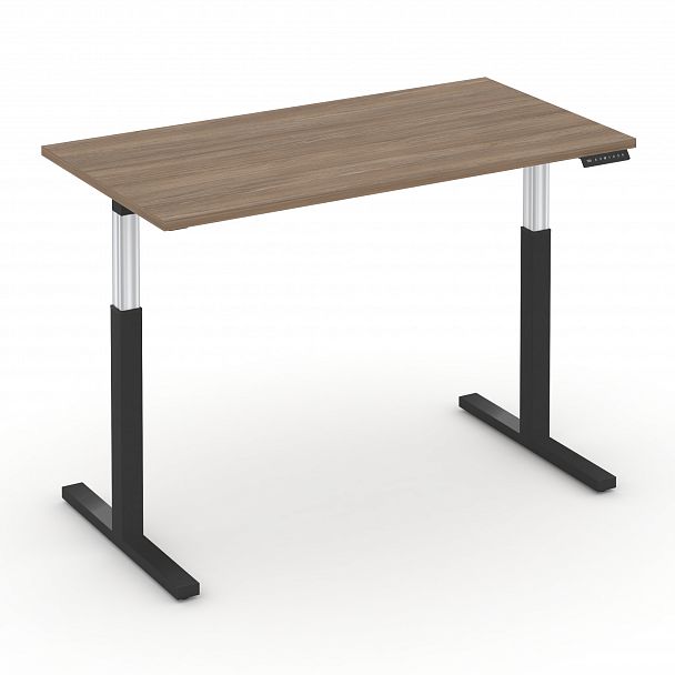 Стол электроподъемный "MOVE UP" MV.SE-3.7 Черный металл / Дуб Аризона - Вид 2