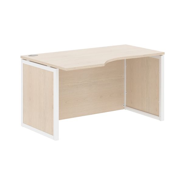 Стол эргономичный XQPCET 149H(L) Бук Тиара/Белый 1400х900х750 XTEN-QP - Вид 1