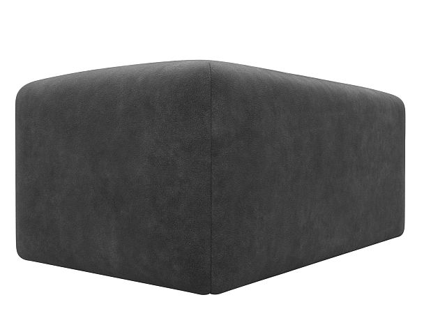 Модуль пуф Лига-060 НПБ Велюр серый - Вид 3