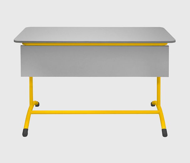 Стол ученический Мега ЛДСП 2М (Р), двухместный, регулируемый, с экраном ЛДСП (дополнительные цвета RAL), гр.5-7 - Вид 3