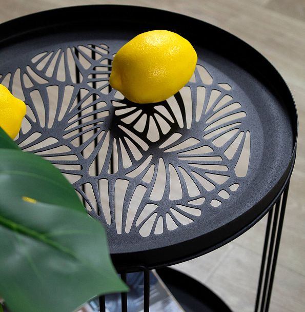 Столик журнальный Sheffilton SHT-CT82 черный муар - Вид 10