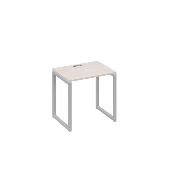 Стол письменный на металлокаркасе QUATTRO A4 А4 Б4 001 БП дуб / металлокаркас серый - Вид 1