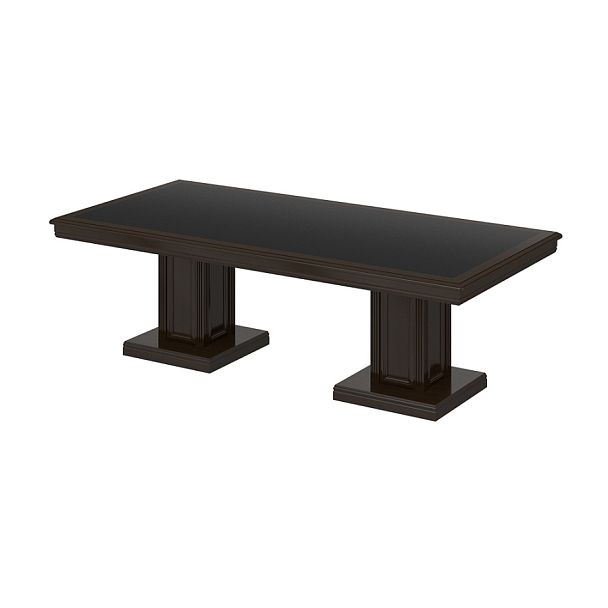 Стол переговорный "Версаль"  ПК-ВР-СТГ240Х117К/1-В1-981 темный орех - Вид 1