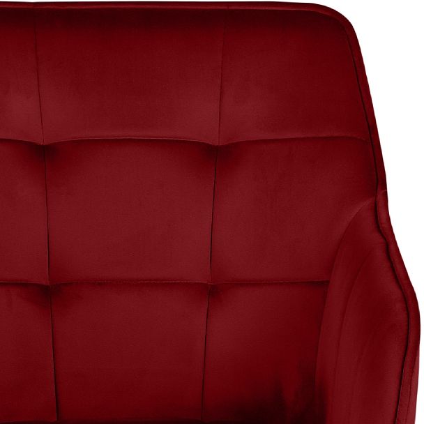 Барное поворотное кресло Мони К, Confetti bordo/белый - Вид 8