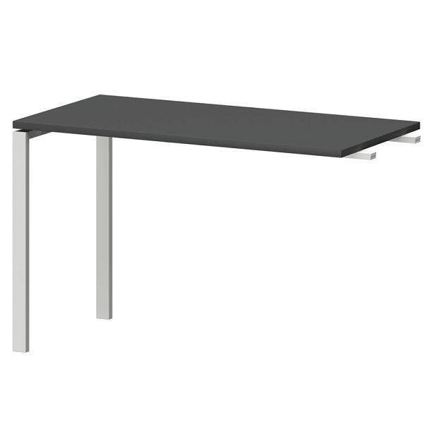 Бриф-приставка СМБ25-П-12.Пр25 Графит/Белый 1200x600x750 Смарт - Вид 1