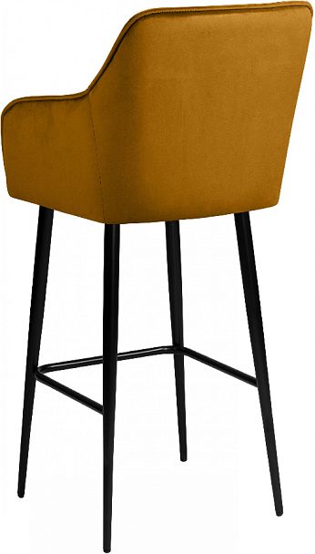 Барное поворотное кресло Мони К, Confetti chai tea/черный - Вид 6