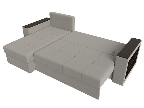 Диван угловой Дубай Лайт левый угол Рогожка бежевый - Вид 9