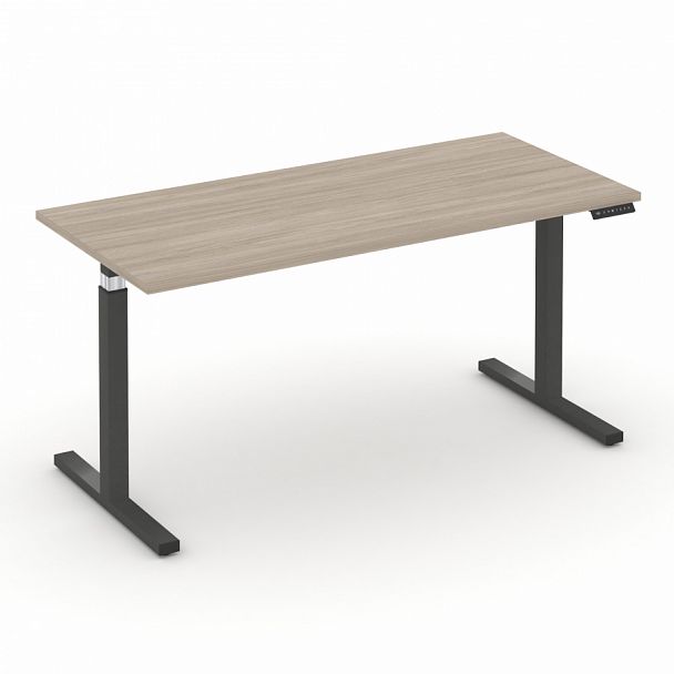 Стол электроподъемный "MOVE UP" MV.SE-4.7 Антрацит металл / Дуб Аттик - Вид 1