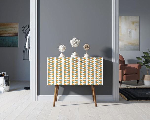 Комод на высоких ножках Berber малый принт 23 арт BB13/Print_23 - Вид 4