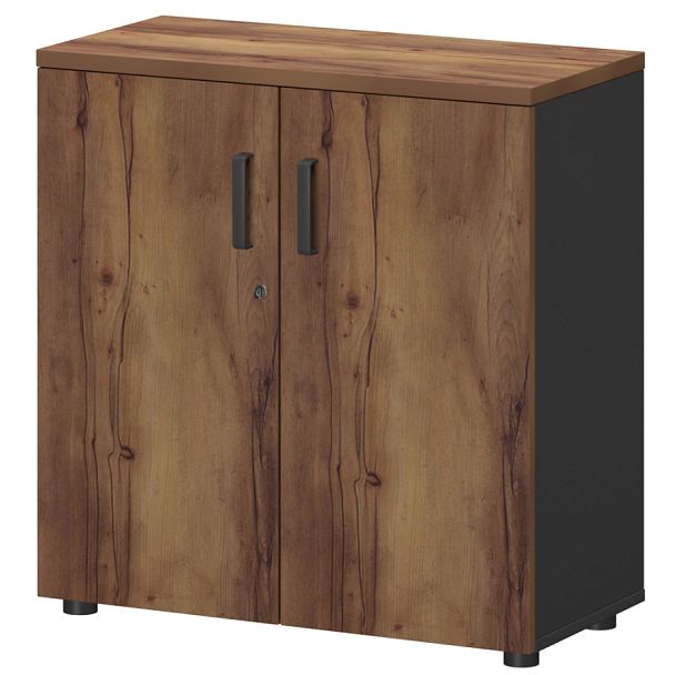 Шкаф СМШ-28Д Тип2 Графит/Таксония 792x380x1214 Смарт - Вид 1