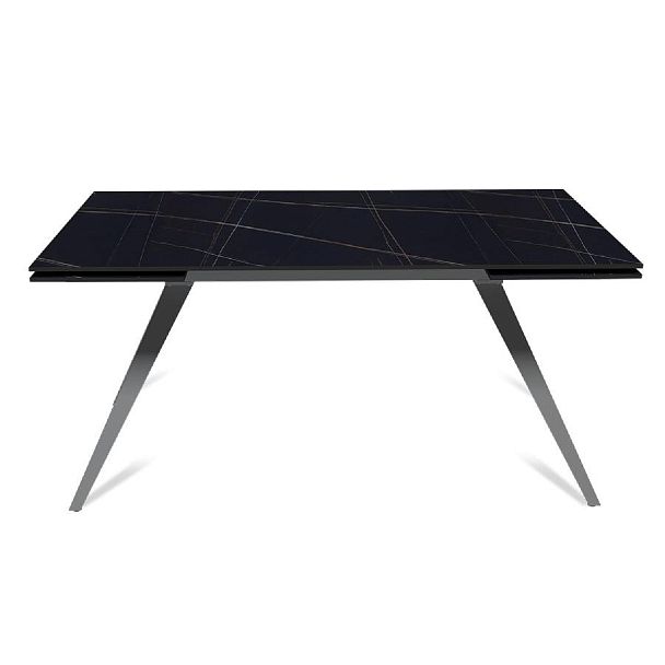 Стол раскладной Asti (160+40+40), керамика матовая Black Gold - Вид 2